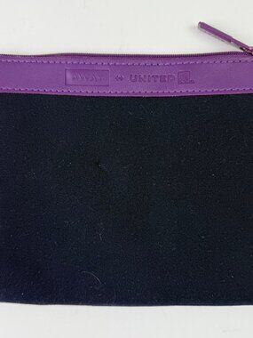 AWAY x United Navy Blue and Purple Amenity Kit Zipper Pouch